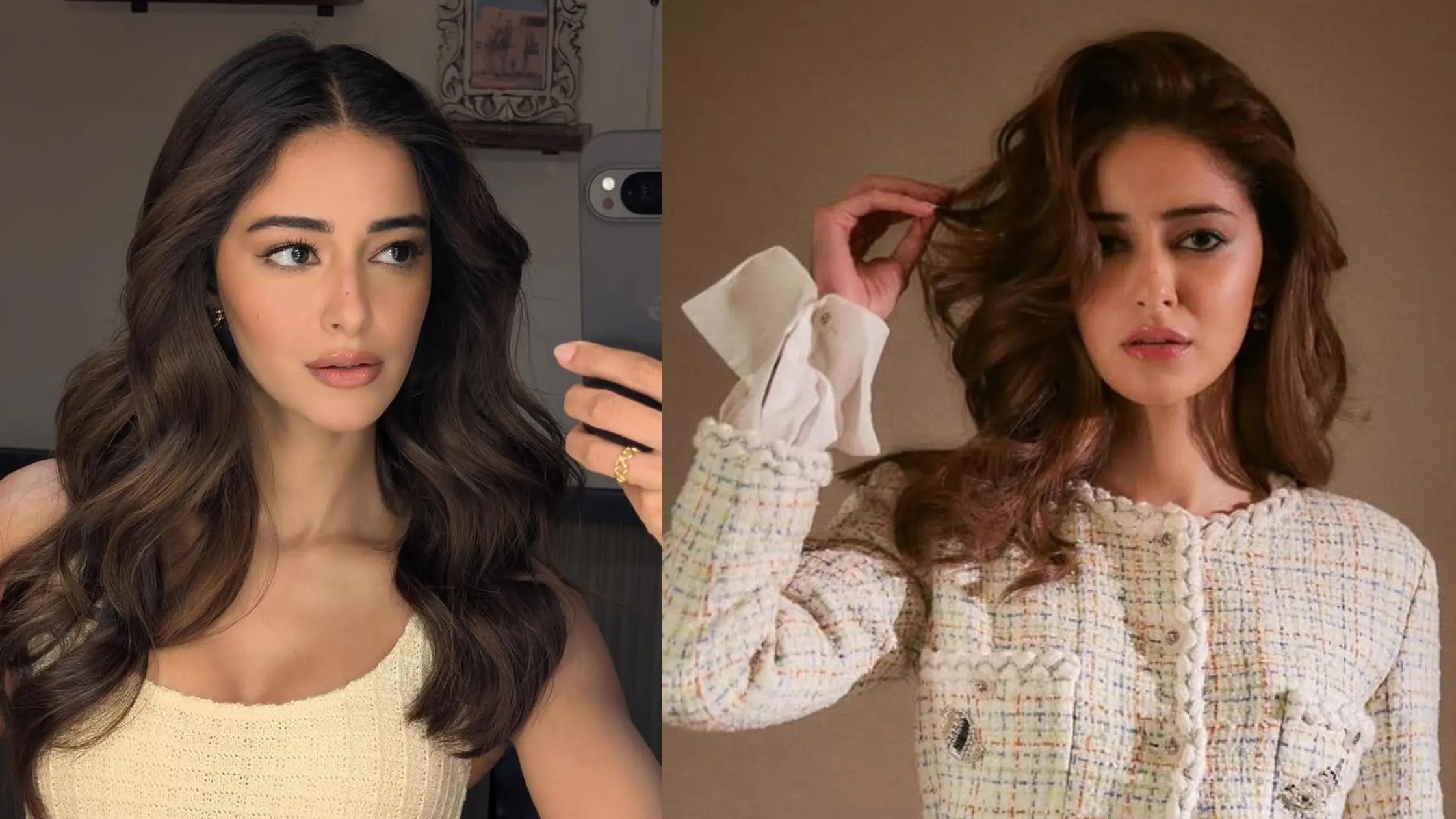 ananya panday's hair care routine