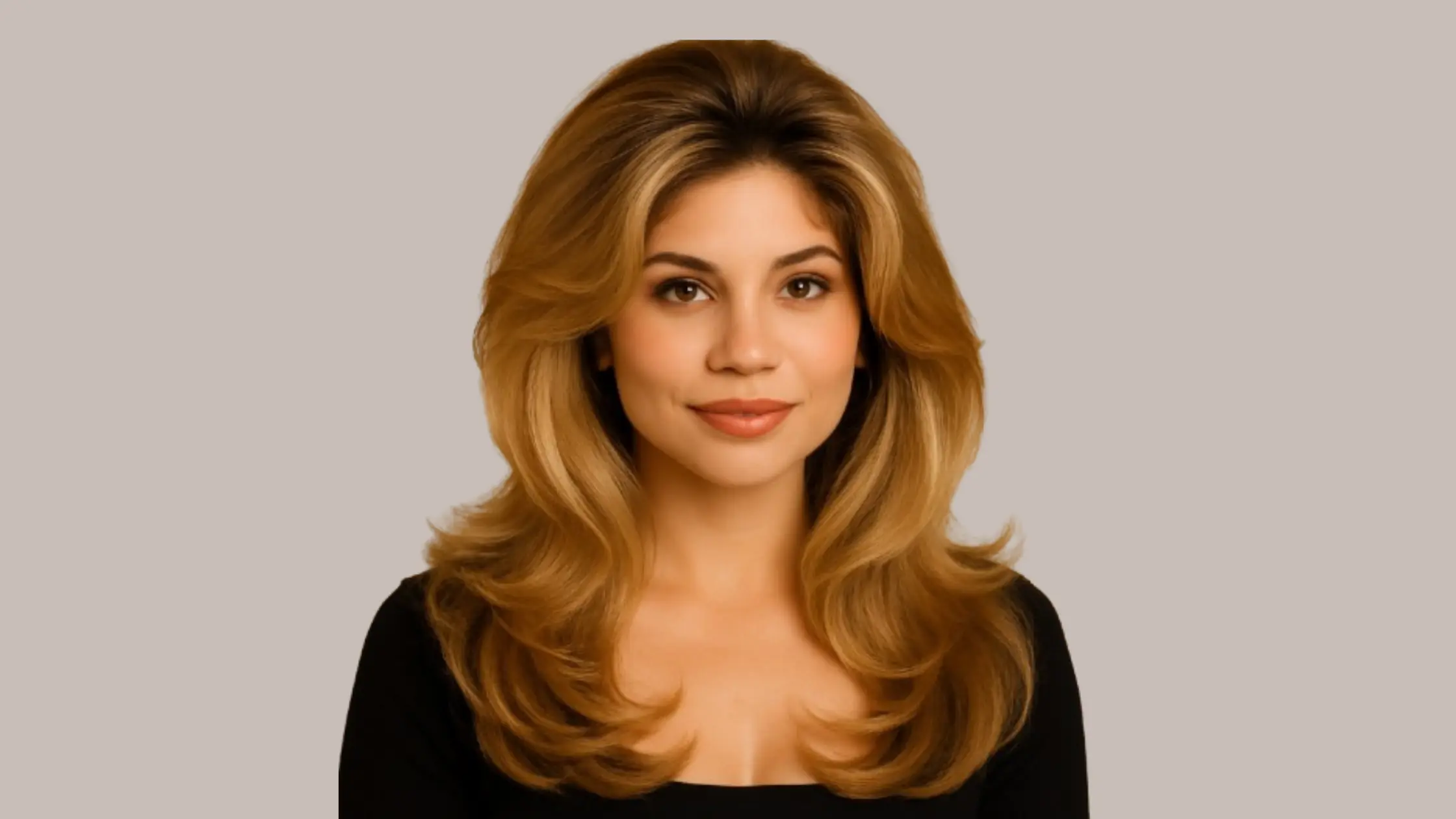 woman flaunting her topanga hair on tiktok