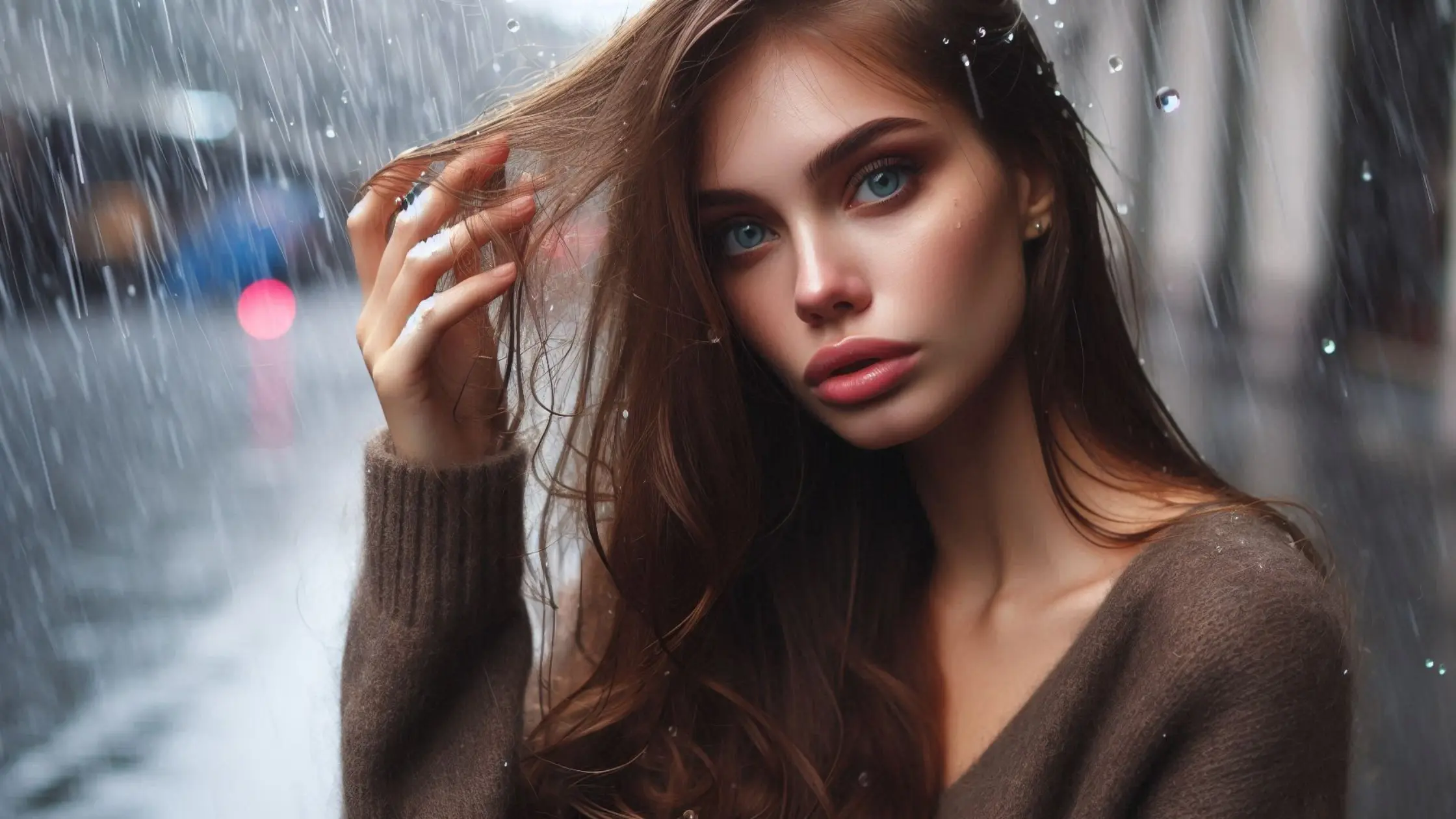 how to protect your hair damage from rainwater