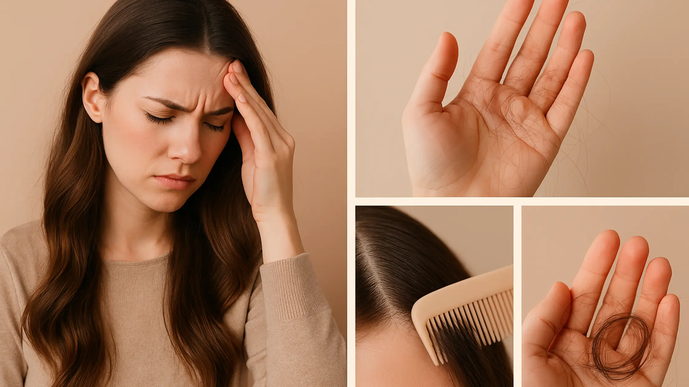 stress can make your hair fall out