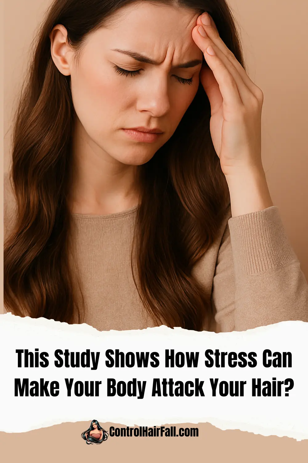 Stress related hair fall