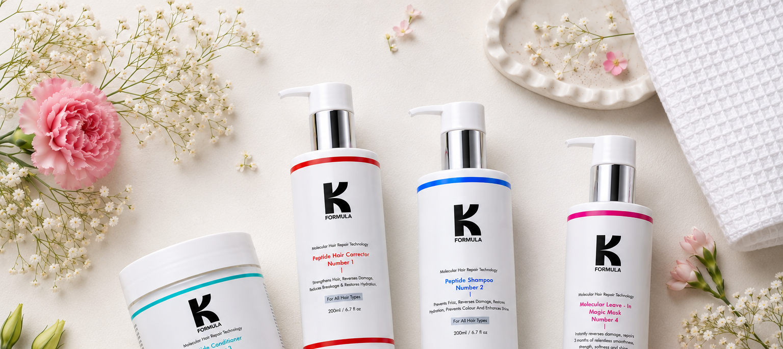 k formula shampoo with peptides